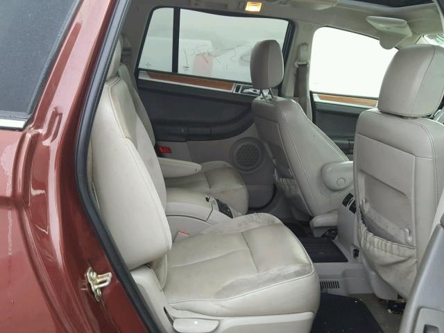 2A8GM78X37R197154 - 2007 CHRYSLER PACIFICA L მუქწითელი ფოტო 6