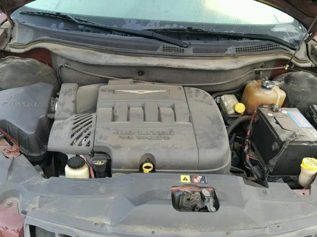 2A8GM78X37R197154 - 2007 CHRYSLER PACIFICA L მუქწითელი ფოტო 7