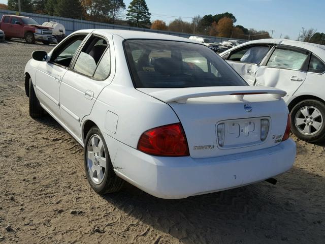 3N1CB51D06L499290 - 2006 NISSAN SENTRA 1.8 WHITE photo 3