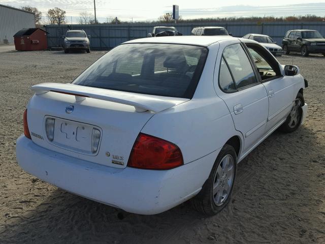 3N1CB51D06L499290 - 2006 NISSAN SENTRA 1.8 WHITE photo 4