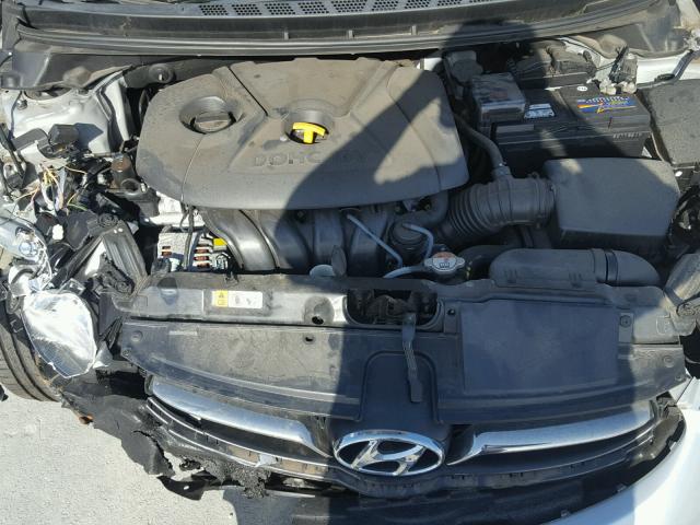 5NPDH4AE3DH233844 - 2013 HYUNDAI ELANTRA GL SILVER photo 7