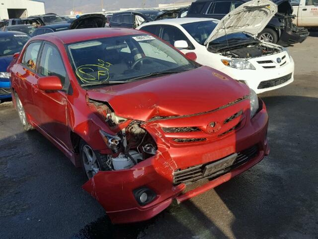 5YFBU4EE5DP090024 - 2013 TOYOTA COROLLA BA RED photo 1