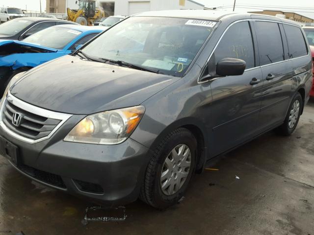 5FNRL38268B051568 - 2008 HONDA ODYSSEY LX GRAY photo 2