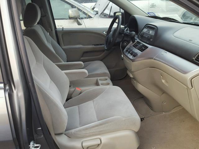 5FNRL38268B051568 - 2008 HONDA ODYSSEY LX GRAY photo 5