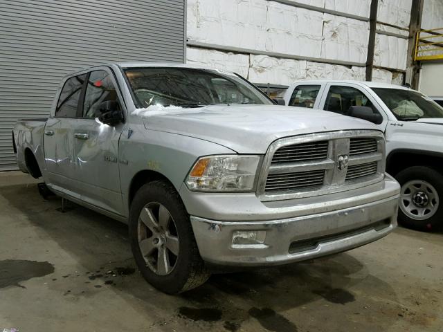 1D7RB1CT8AS112120 - 2010 DODGE RAM 1500 SILVER photo 1