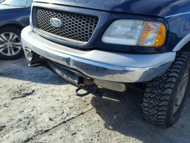 1FTRW08L82KE37367 - 2002 FORD F150 SUPER BLUE photo 9