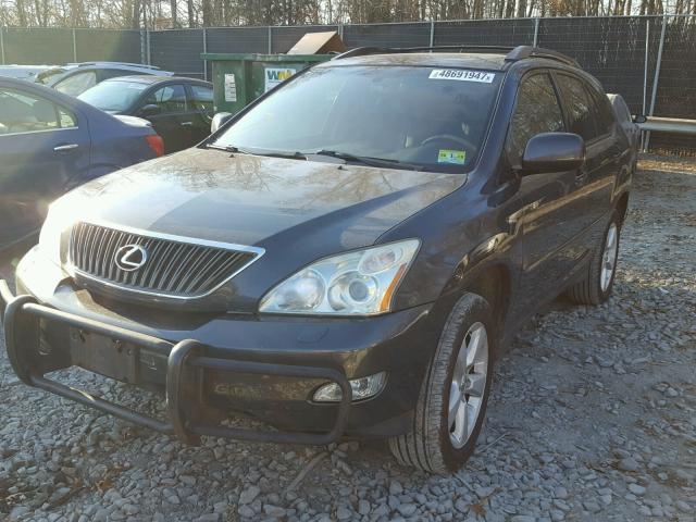 2T2HA31U55C054339 - 2005 LEXUS RX 330 BLACK photo 2