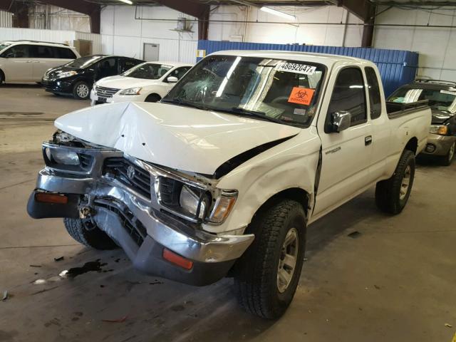 4TAVN73K5SZ043613 - 1995 TOYOTA TACOMA XTR WHITE photo 2