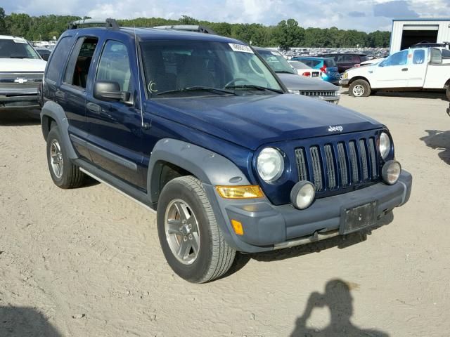1J4GK38K25W560097 - 2005 JEEP LIBERTY RE BLUE photo 1
