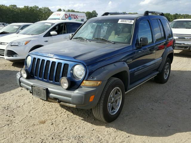 1J4GK38K25W560097 - 2005 JEEP LIBERTY RE BLUE photo 2