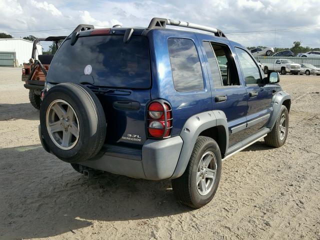 1J4GK38K25W560097 - 2005 JEEP LIBERTY RE BLUE photo 4