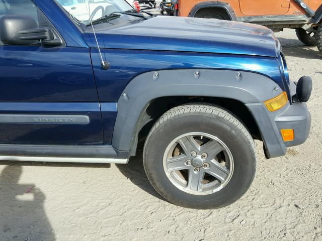 1J4GK38K25W560097 - 2005 JEEP LIBERTY RE BLUE photo 9