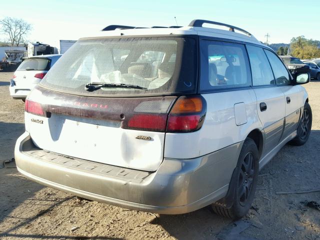 4S3BH675416678481 - 2001 SUBARU LEGACY OUT WHITE photo 4