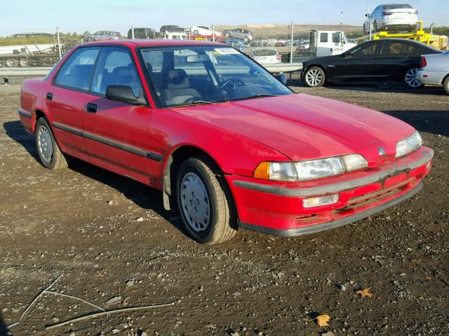 JH4DB1546MS005497 - 1991 ACURA INTEGRA RS RED photo 1