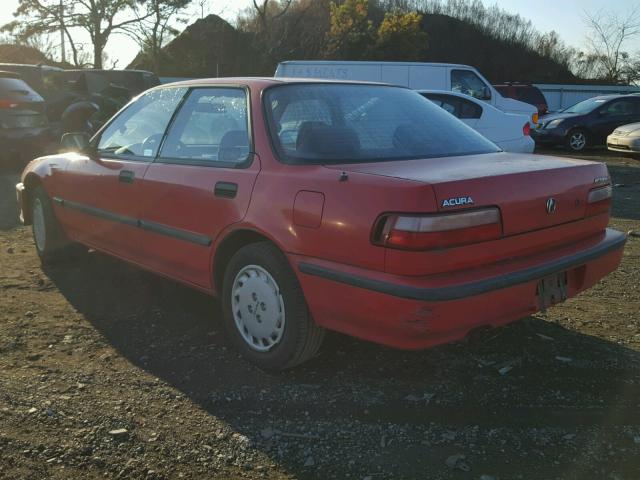 JH4DB1546MS005497 - 1991 ACURA INTEGRA RS RED photo 3