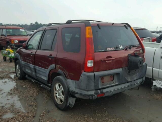 JHLRD78893C045362 - 2003 HONDA CR-V EX MAROON photo 3