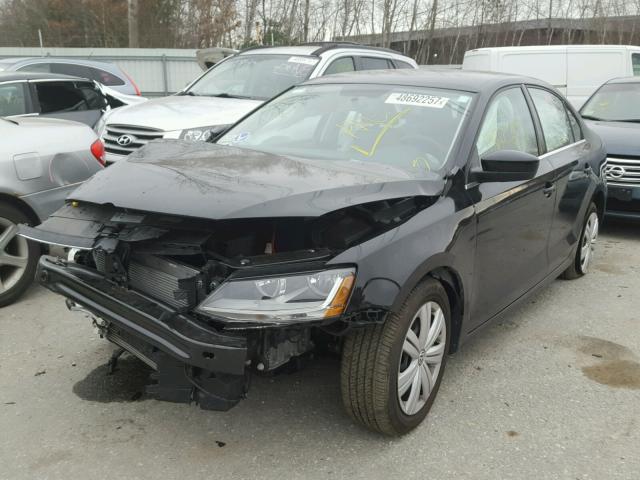 3VW2B7AJ1HM214567 - 2017 VOLKSWAGEN JETTA S 黑色 照片 2