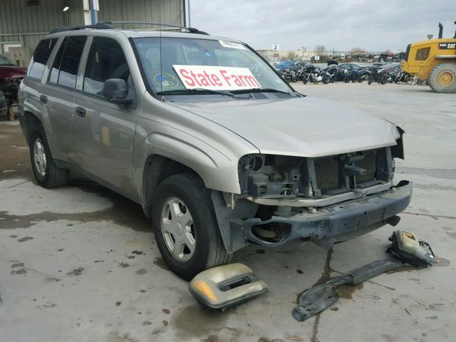 1GNDS13S222377572 - 2002 CHEVROLET TRAILBLAZE GRAY photo 1