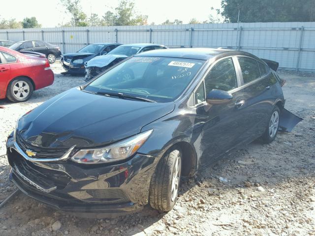 1G1BC5SM8G7246835 - 2016 CHEVROLET CRUZE LS BLACK photo 2