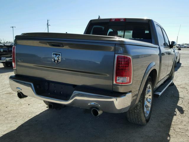 1C6RR6NT6DS566121 - 2013 RAM 1500 LARAM GRAY photo 4