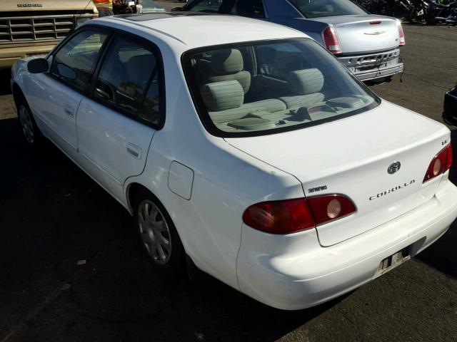 1NXBR12E02Z634591 - 2002 TOYOTA COROLLA CE WHITE photo 3