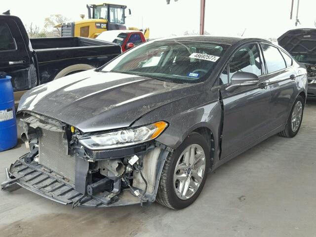 3FA6P0H71DR231525 - 2013 FORD FUSION SE GRAY photo 2