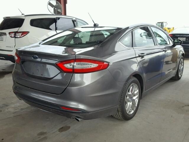 3FA6P0H71DR231525 - 2013 FORD FUSION SE GRAY photo 4