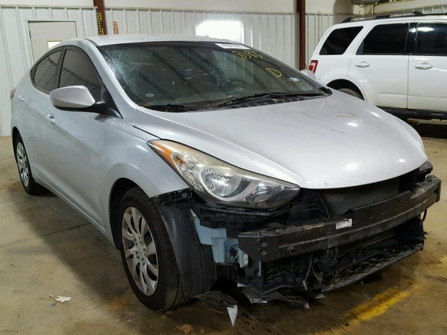 5NPDH4AE5CH138393 - 2012 HYUNDAI ELANTRA GL SILVER photo 1