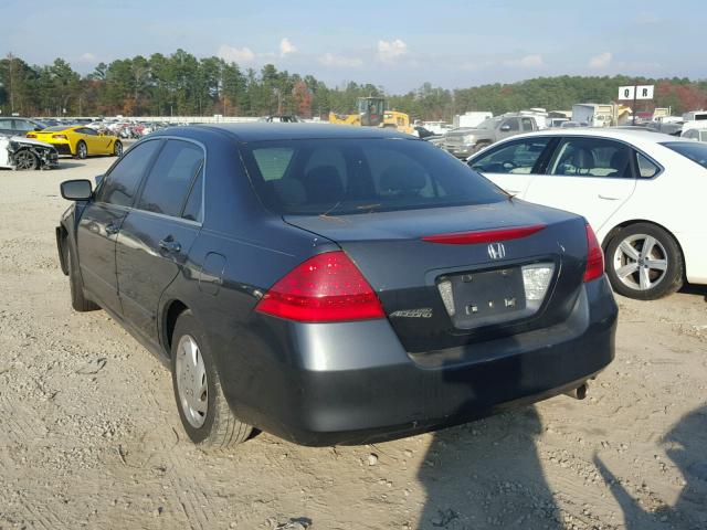 3HGCM56486G702937 - 2006 HONDA ACCORD LX GRAY photo 3