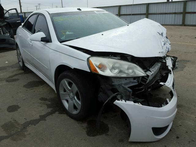 1G2ZA5EB1A4166408 - 2010 PONTIAC G6 WHITE photo 1