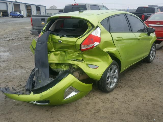 3FADP4FJ3BM115685 - 2011 FORD FIESTA SES GREEN photo 4