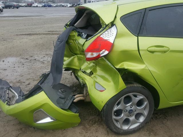 3FADP4FJ3BM115685 - 2011 FORD FIESTA SES GREEN photo 9