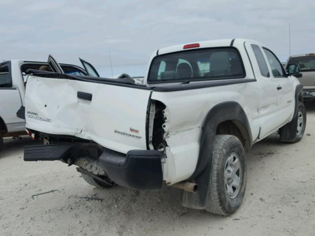 5TFTX4GN0BX002942 - 2011 TOYOTA TACOMA PRE WHITE photo 4