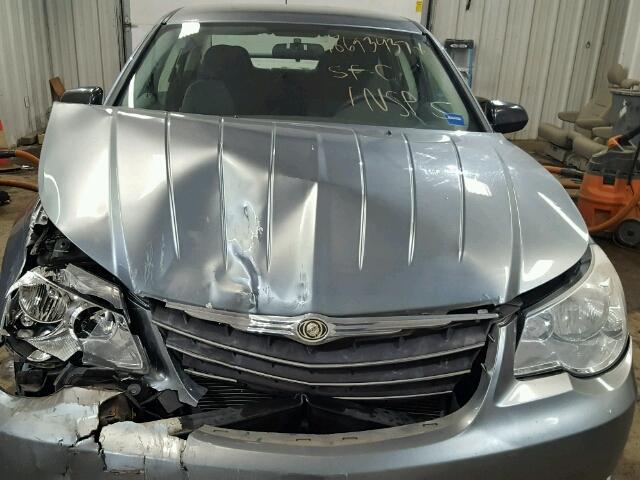 1C3LC46J78N288842 - 2008 CHRYSLER SEBRING LX GRAY photo 7