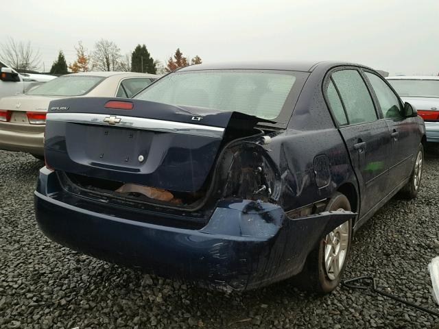 1G1ZT58F27F293873 - 2007 CHEVROLET MALIBU LT BLUE photo 4