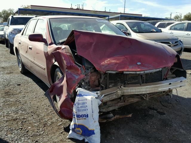 1G6KD54Y45U201378 - 2005 CADILLAC DEVILLE RED photo 1