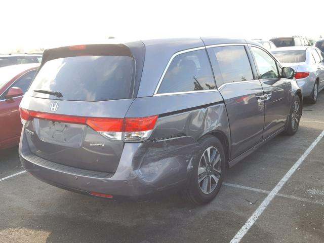 5FNRL5H91GB042848 - 2016 HONDA ODYSSEY TO GRAY photo 4