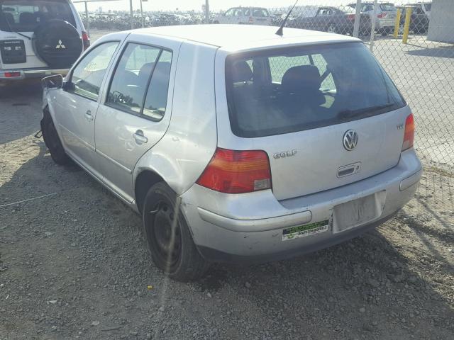 9BWFR61J644026987 - 2004 VOLKSWAGEN GOLF GL TD SILVER photo 3