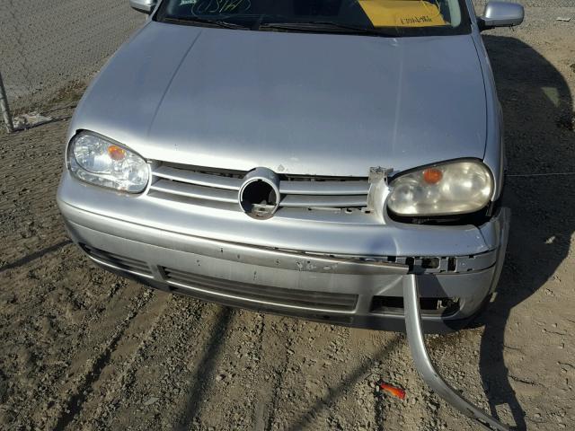 9BWFR61J644026987 - 2004 VOLKSWAGEN GOLF GL TD SILVER photo 9