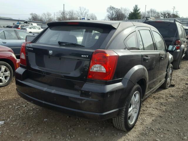 1B3HB48B98D738752 - 2008 DODGE CALIBER SX BLACK photo 4