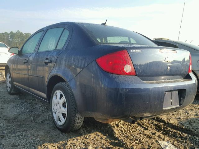 1G1AT58H997179364 - 2009 CHEVROLET COBALT LT BLUE photo 3