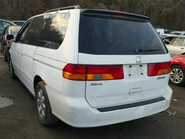 5FNRL18634B029562 - 2004 HONDA ODYSSEY EX WHITE photo 3