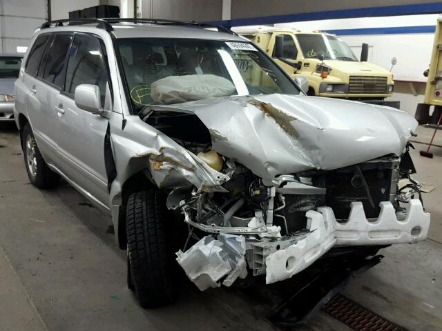 JTEEP21A550077101 - 2005 TOYOTA HIGHLANDER SILVER photo 1