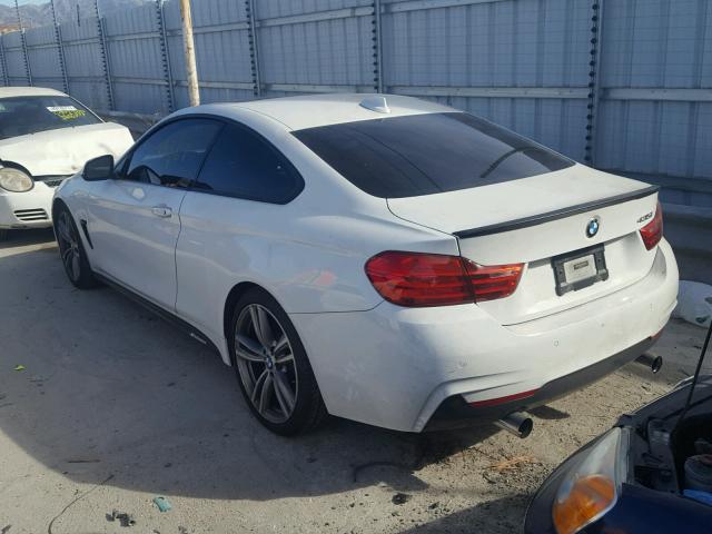 WBA3R1C55FK194079 - 2015 BMW 435 I WHITE photo 3