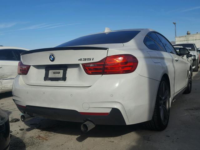 WBA3R1C55FK194079 - 2015 BMW 435 I WHITE photo 4