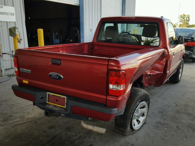 1FTKR1AD7APA38002 - 2010 FORD RANGER RED photo 4