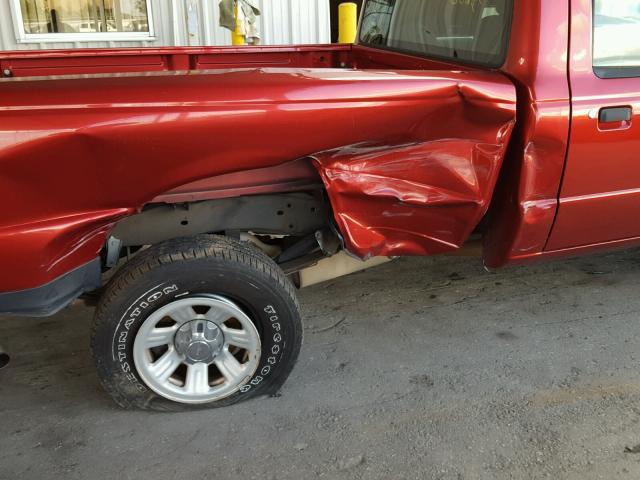 1FTKR1AD7APA38002 - 2010 FORD RANGER RED photo 9