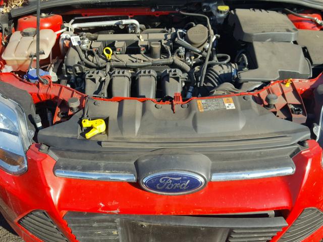 1FADP3K28EL455851 - 2014 FORD FOCUS SE RED photo 7