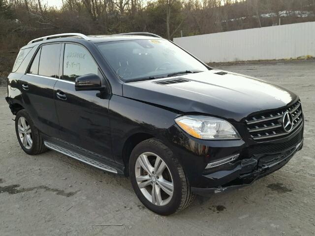 4JGDA5HB8EA362592 - 2014 MERCEDES-BENZ ML 350 4MA BLACK photo 1