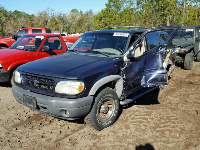 1FMZU62X2YZA94815 - 2000 FORD EXPLORER X BLUE photo 2